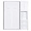 Lit escamotable mural simple avec bibliothèque, armoire supérieure, bureau extensible et rangement latéral-1464494465