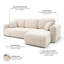 Safila 3 Seater Sofa Bed-527050483