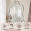 Miroir Edalene blanc perle exquis pour une décoration polyvalente