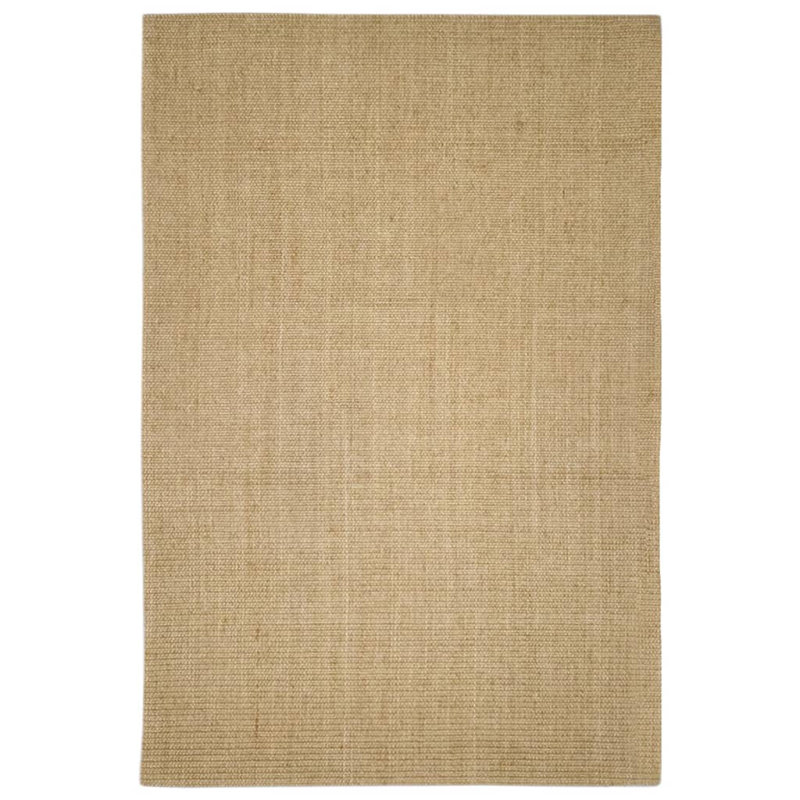 August Grove Rug Natural Sisal Brown, Rectangle 100 x 150cm