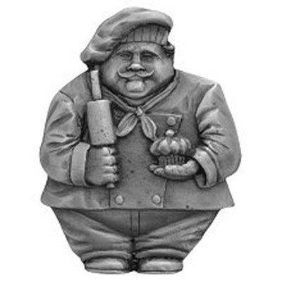 Aimant de boulanger amusant dans la cuisine