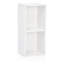Bibliothèque de rangement à 2 tablettes Parman, noyer royal-829340978