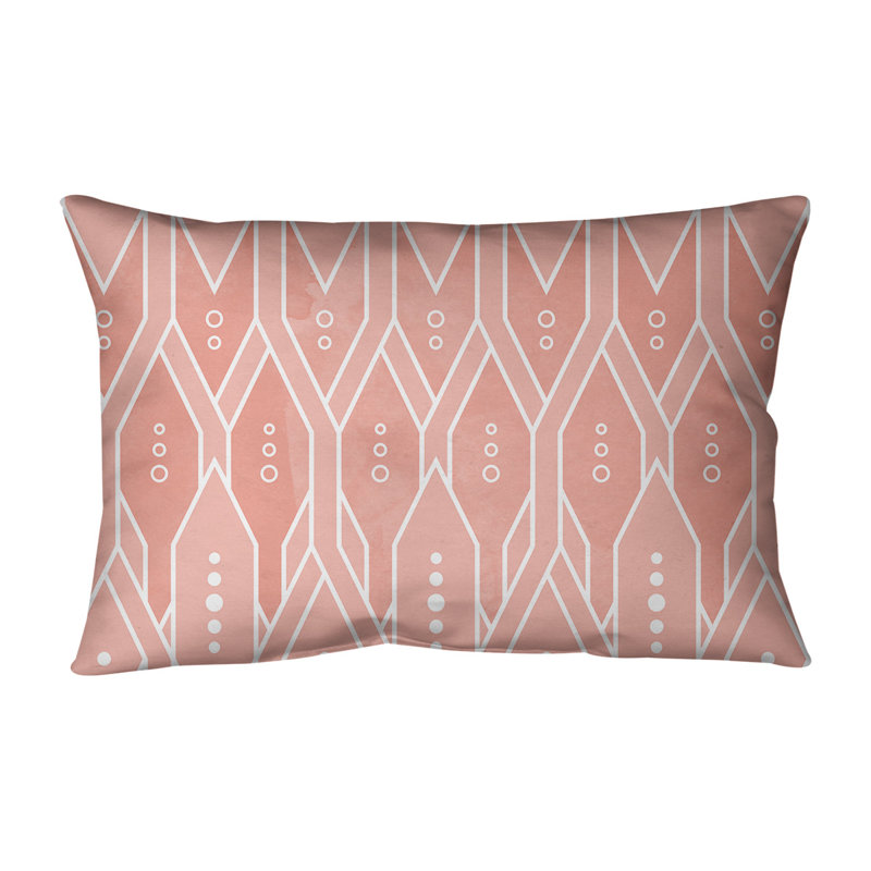 Coussin lombaire, Duvet synthétique, 14 po x 20 po, Orange