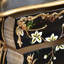 Console rectangulaire noire en bois manufacturé