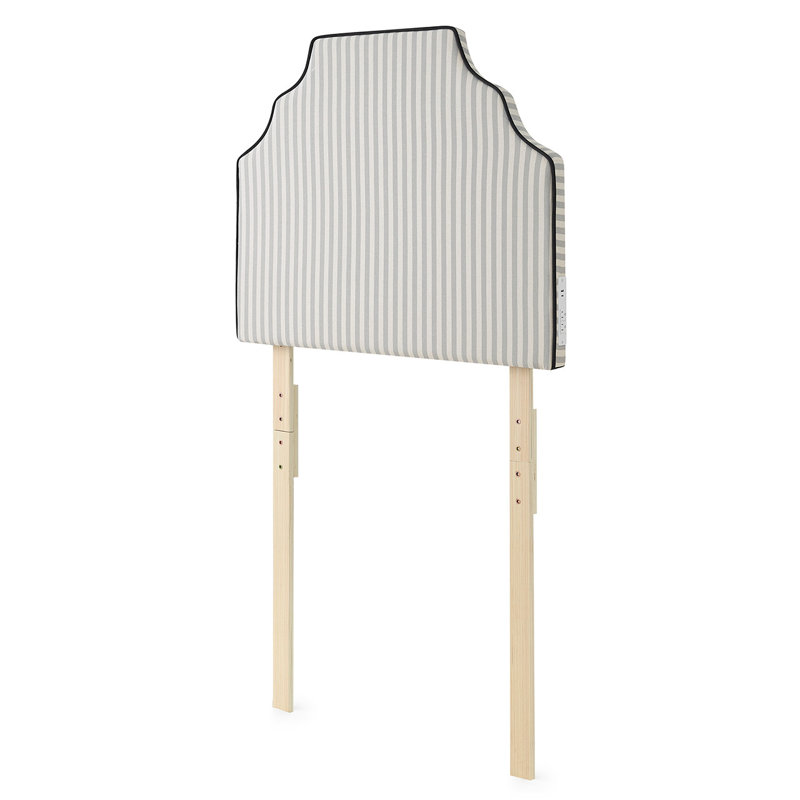 Tavira Allure Outlet Headboard - Majestic - Taupe Cream Stripe