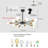 Cobhyn 10 - Light Dimmable Sputnik Sphere Chandelier