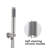 Deluxe Wall-Mounted Dual Shower Head Set with Pressure Balancing Valve