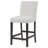 Aliziah Boucle Upholstered Counter Chair White-95668006
