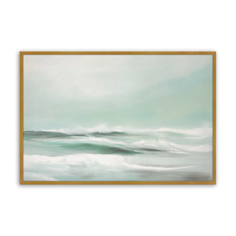 Serene Swells II, Cadre photo simple or poli, H 19,25 po x l 25,25 po
