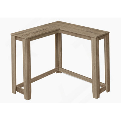 Accent Table, Console, Entryway, Narrow, Corner, Brown Laminate, Contemporary, Modern