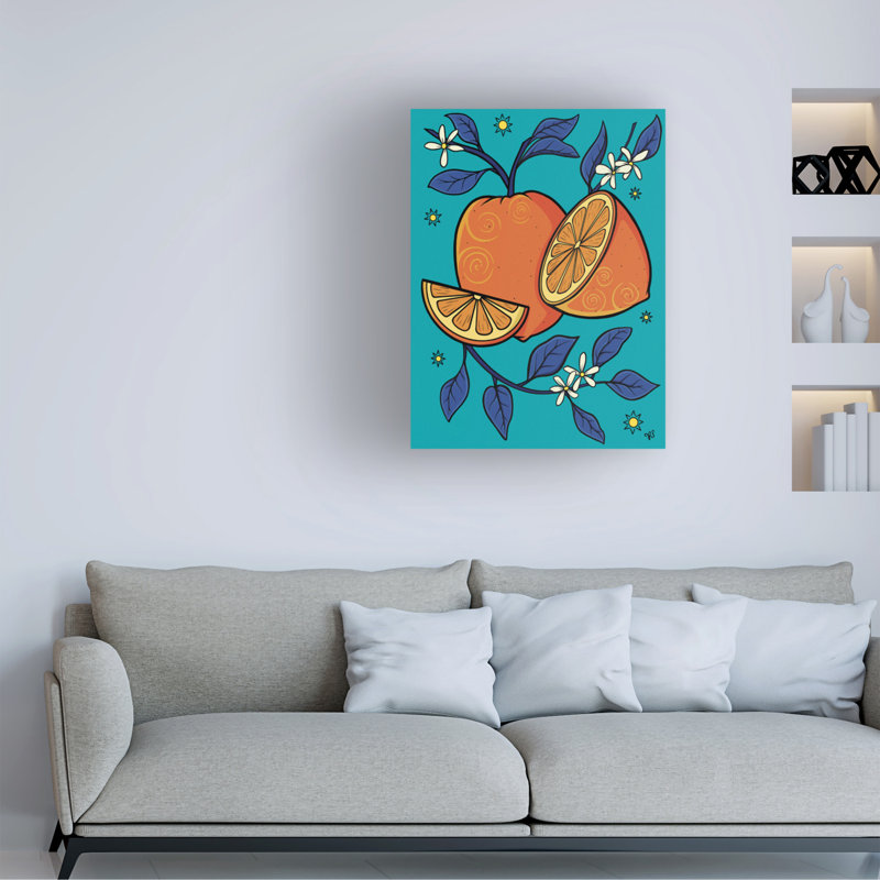 Murcia Oranges - Wrapped Canvas Print, H 32 po x l 24 po x P 2 po