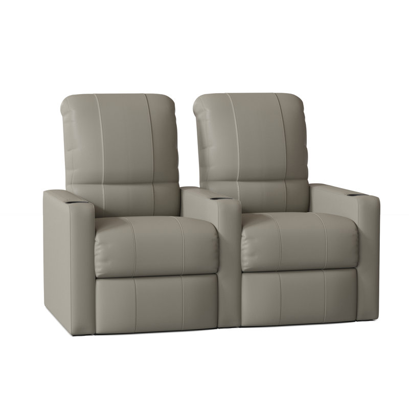 Fauteuil de cinéma (rangée de 2), Gris classique, Manuel