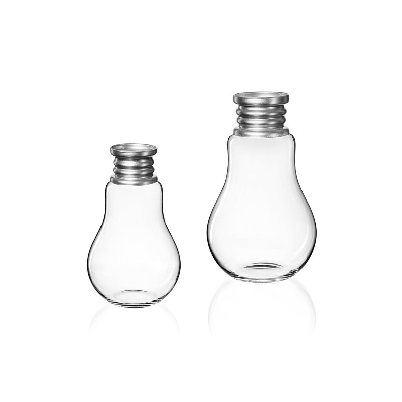 Glass Wall Vase, 36cm H x 25cm W x 25cm D