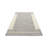 Swirl Moroccan Handmade Grey with Partial Cream Border Wool Area Rug By Tufty Home-81281262