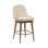 Harper Swivel Upholstered Stool with Solid Wood Frame