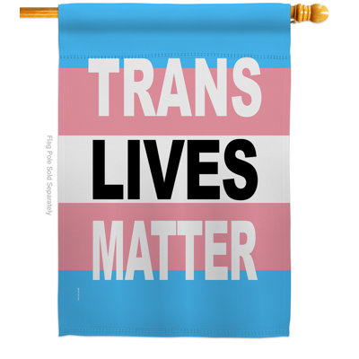 Double Sided 40'' H x 28'' W Polyester House Flag