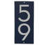 Plaque d’adresse murale sur 1 ligne flottante-41299948-41299730-41303796