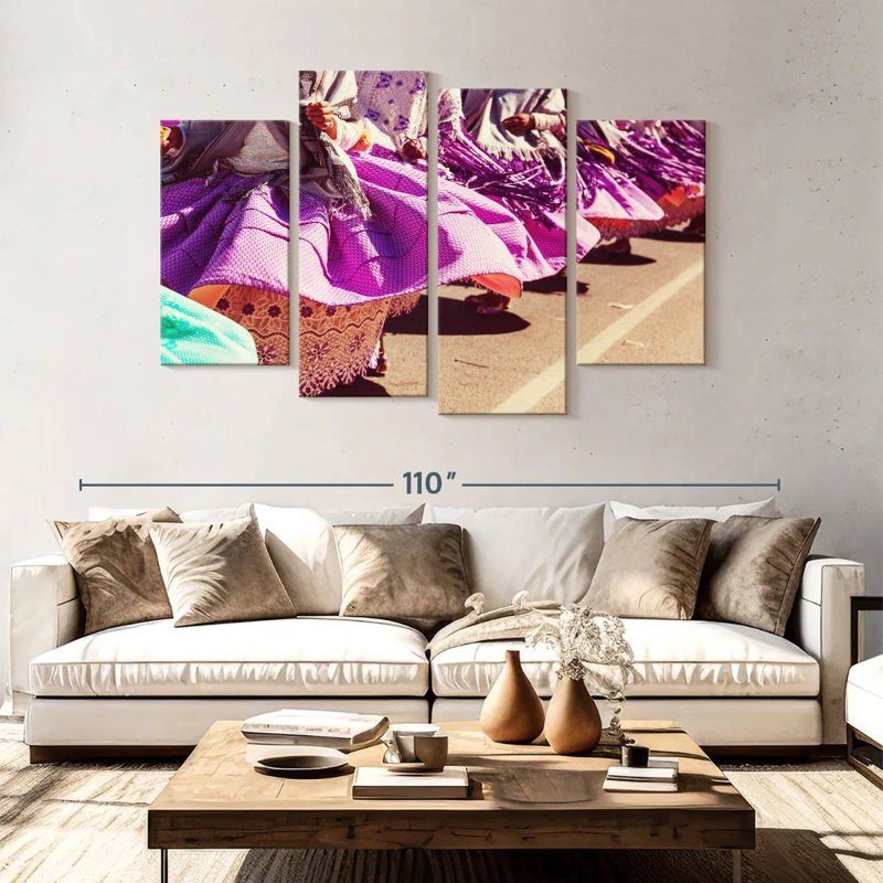 Enn Peruvian Dance Festival, 54" H x 84" W