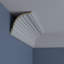 Moulure couronnée Foster Cove, H 5 3/8 po x P 5 3/8 po x F 7 1/2 po x L 94 1/2 po