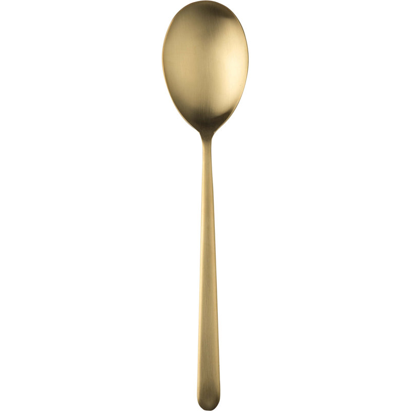 Linea Serving Spoon - 24 Pieces, Ice oro