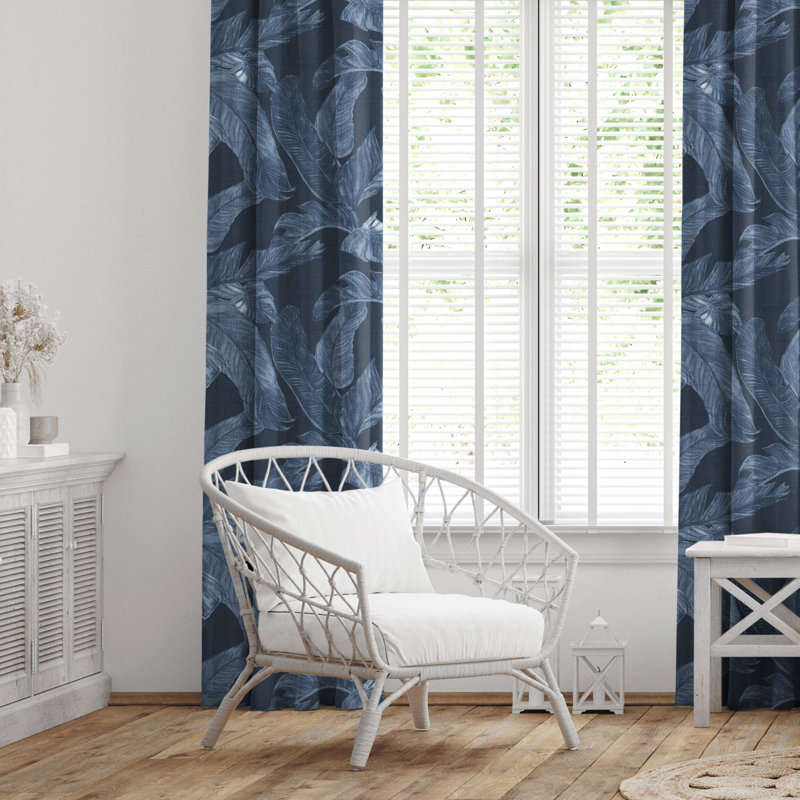 Ensemble de 2 rideaux en coton Palomino, L 40 po x L 144 po
