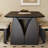 Retro Simple Rectangular Rock Slab Dining Table-108857113-108857117-108857115