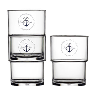 Ensemble de 12 tasses en plastique empilables - Sailor Soul