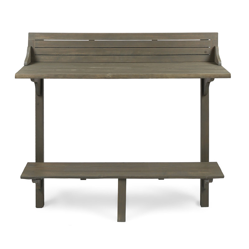 Outdoor Acacia Wood Balcony Bar Table(Only Including Table)