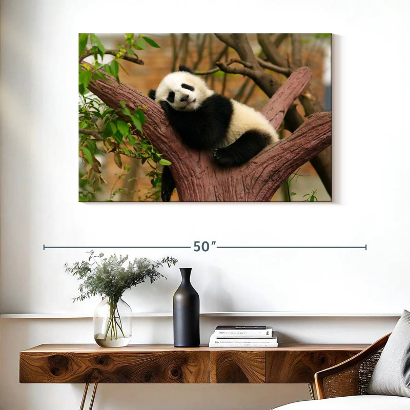 Panda endormi Brampt, H 26 po x l 39 po