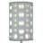 30"H GREY/WHITE RETRO TABLE LAMP