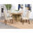 Larrabee Mango Brown Round Dining Table