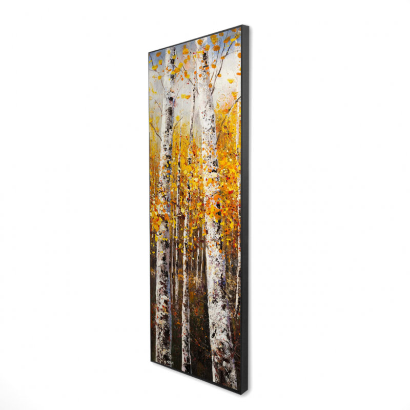 «Birches» par Sunny Day, reproduction sur toile