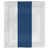 Blanc / bleu marine / blanc