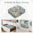 Vintage Machine Washable Bedroom Rug, Non-Slip Non-Shedding Low-Pile Dining Room Rug, Soft Rug for Living Room-2125720351