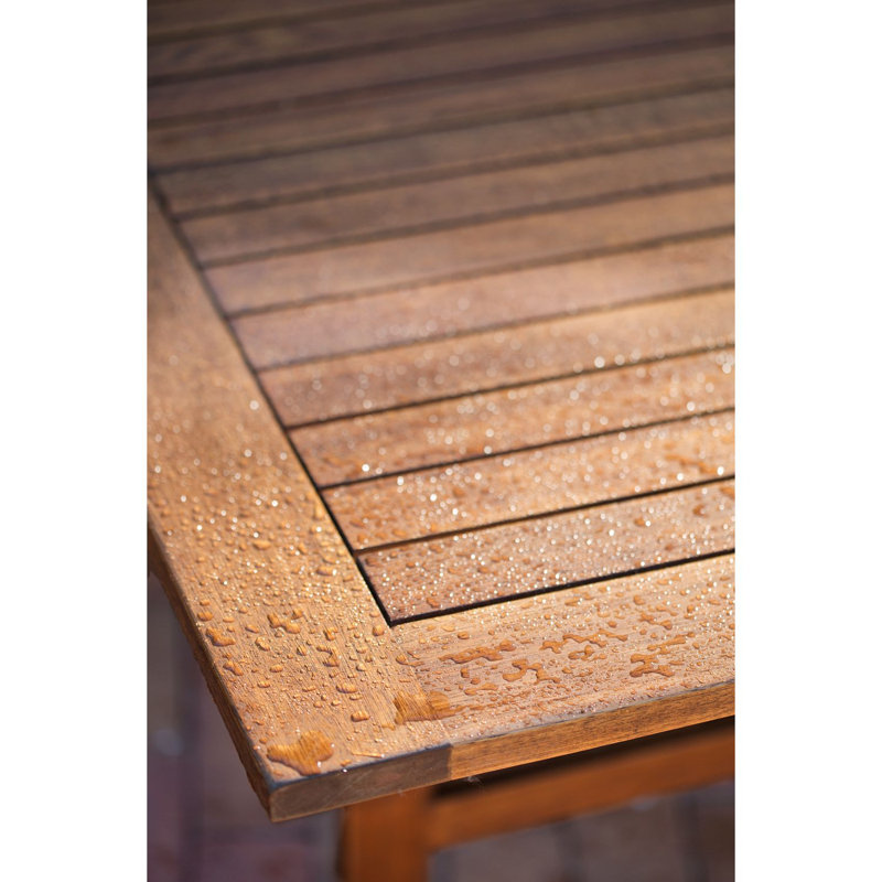 Table de salle à manger en bois à rallonge