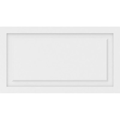 Panneau mural Harrison 3D en blanc