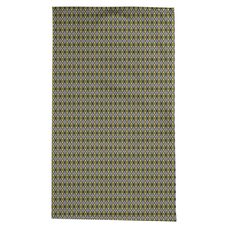 Nappe losanges doublés Leffel, Noir / jaune