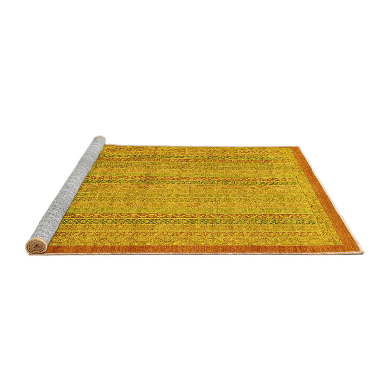 Hardisty Washable Chevron Indoor Rug, Square 5'