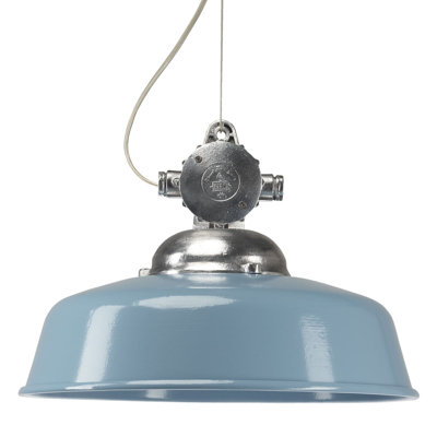 Detroit 1 - Light Aluminium Dome Pendant