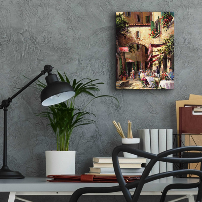 «Piazza» par Art Fronckowiak - reproduction non encadrée, L 12 po x H 16 po