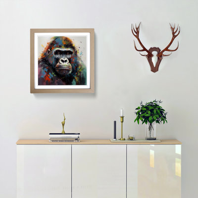 Gorilla Abstract No.5 - Framed Print