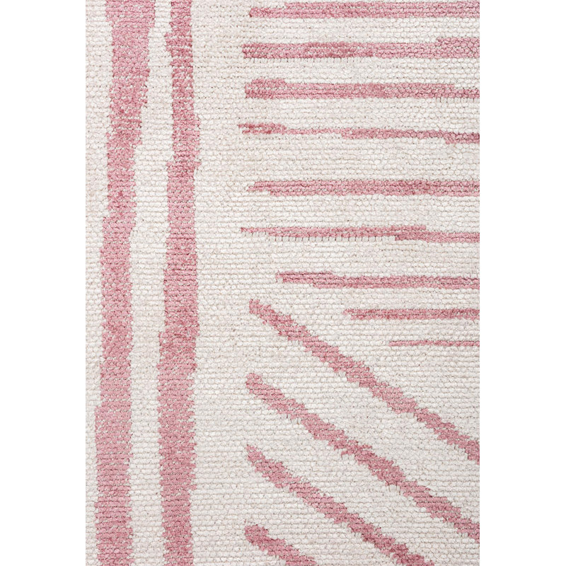 Rhamir Geometric Hand Loom Indoor / Outdoor Area Rug, Rectangle 7'10" x 11'2"