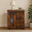 Pilger Wood and Metal 1-Door 4-Drawer Sideboard