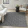 Tapis d'intérieur gris Ebern Designs Garp