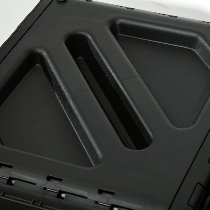 Bac à compost 34,5 gallons - Double chambre extérieure avec système de ventilation efficace et base en acier robuste