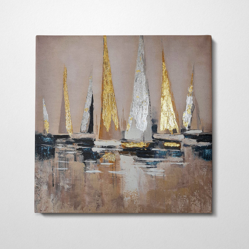 Elena - peinture sur toile tendue, L 20 po x H 20 po