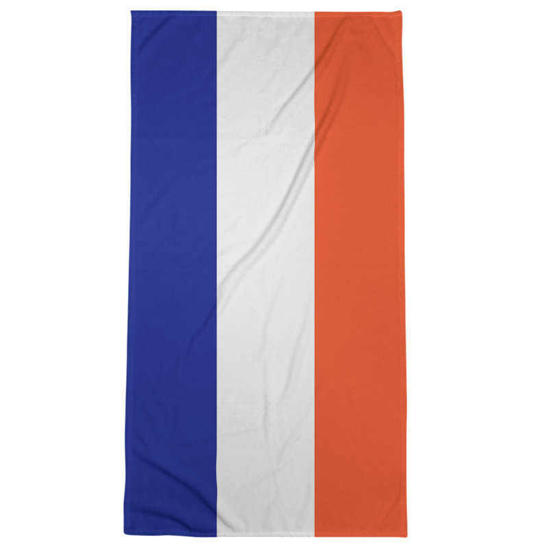 Microfiber Bath Towel, Tennessee Red Football Royal Blue/Dark Orange