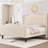 Kasydi Upholstered Wingback Bed-317969622-317969608
