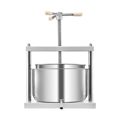 Fruit Wine Press Manual Press for Wine Making 3.17 Gal/12L Stainless Steel