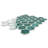 Hudson Due 2" Hex 10-7/8 " x 12-5/8 " Porcelain Mosaic Floor and Wall Tile-1793186650